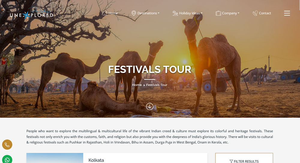 Paradise Unexplored Website Screenshot 2