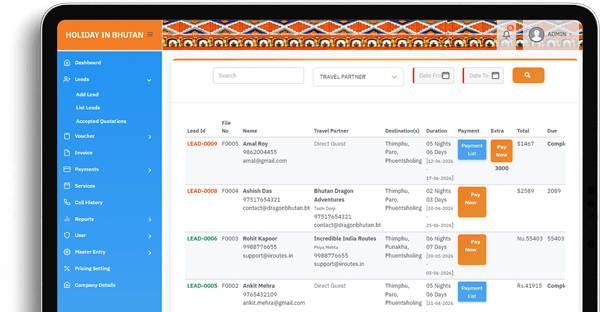Booking Management